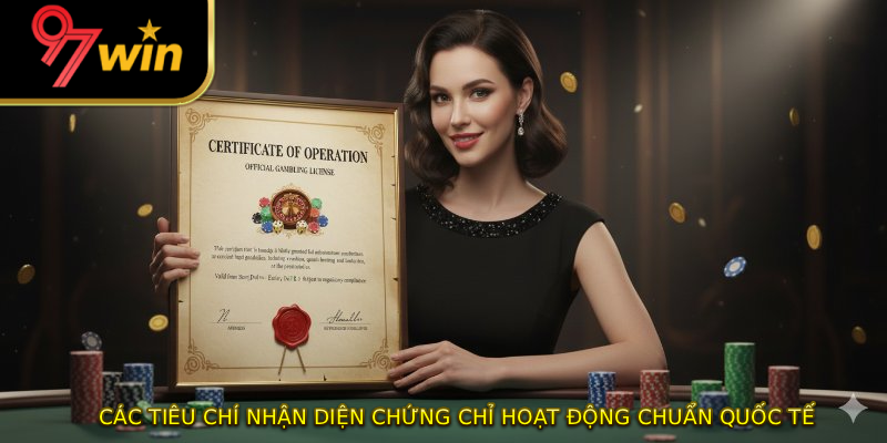 Các tiêu chí nhận diện chứng chỉ hoạt động chuẩn quốc tế